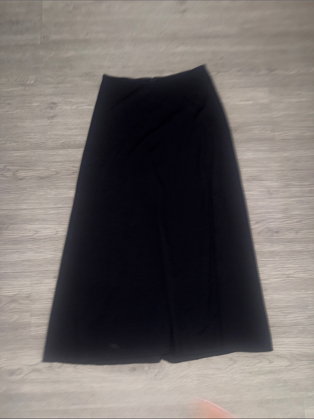 St. John Black Maxi Skirt
